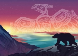 Cobble Hill Puzzle Wildpferd und Bär 500 Teile