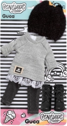 Kleidung für Puppe PENELOPE 34 cm mit Schühchen