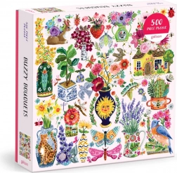 Galison Puzzle Blumen voller Leben 500 Teile