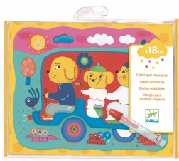 DJECO Wasser-Malbuch Familie auf der Straße