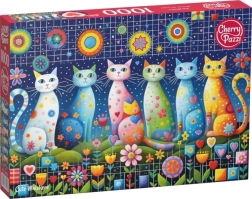 Puzzle Niedliche Katzen 1000 Teile CHERRY PAZZI