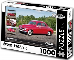 Retro-Auta Puzzle Škoda 1201 – 1000 Teile