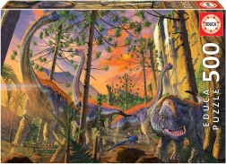 Puzzle EDUCA neugieriger Dino – 500 Teile
