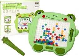 Lern-Magnettafel Frosch Stylus Pad Puzzle Grüne Perlen