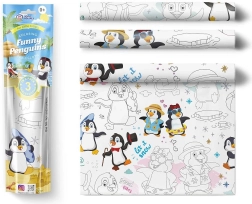 3 Stk Malkleidung - Lustige Pinguine