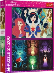 Puzzle 2×200 Teile Disney PRINCESS – Bezaubernde Prinzessinnen