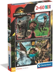 Puzzle Jurassic World 2×60 Teile CLEMENTONI