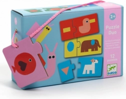 DJECO Duo Puzzle - Formen und Tiere