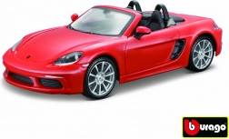 Modell Bburago Porsche 718 Boxster orange 1:24