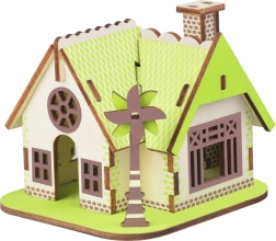 Holz 3D Puzzle Haus Ellie