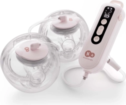 Kinderkraft gentleflow doppelte Hands-free elektrische Milchpumpe rosa