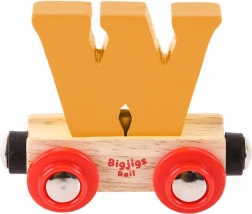 Hölzerner Bahnwagen 'W' von Bigjigs Rail