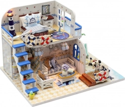 Miniaturmodell des Hauses An der Blauen Küste