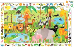 DJECO Puzzle Dschungel 35 Teile