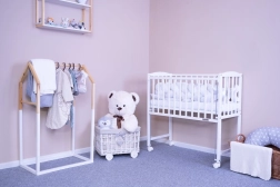 Beistellbett für Babys New Baby Mateo 90 × 40 cm, weiß