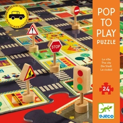 Djeco Riesiges Puzzle - Stadt