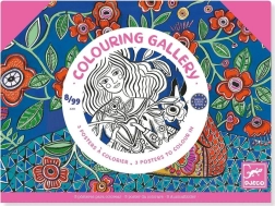 Ausmalposter Blumen DJECO