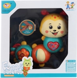 Interaktive batteriebetriebene Raupe mit Melodien