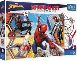 Beidseitiges Puzzle Spider-Man Super Maxi, 24 Teile