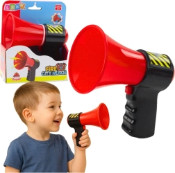 Interaktives Feuerwehr-Megafon für Kinder mit Soundeffekten