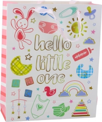 Geschenktasche für Babys Hello Little One 32 × 26 × 10 cm
