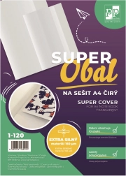 Superabdeckung für Hefte durchsichtig A4