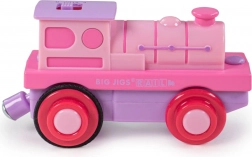 Elektrische Lokomotive Bigjigs Rail rosa