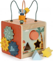 Holz-Motorikwürfel Dino