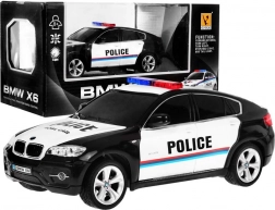 Polizeiauto BMW X6 für Kinder 8+ Ferngesteuerte Polizei 1:24 Lichter Rooster