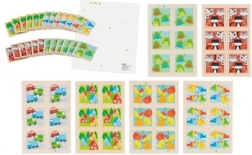 Goki Memory-Spiel Schau genau – hölzernes Memo-Spiel für Kinder