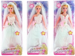 Gelenkige Brautpuppe 28 cm