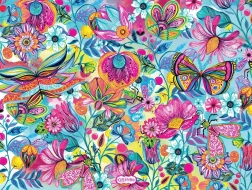Puzzle Blumen und Schmetterlinge 1000 Teile BLUEBIRD