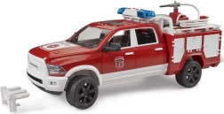 Bruder RAM 2500 Feuerwehrfahrzeug mit Wasserwerfer, Licht und Sound