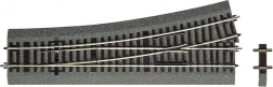 Roco Line Einfache Weiche Links mit Bettung