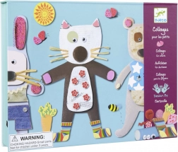 Djeco Erste Collage Kätzchen und Bär