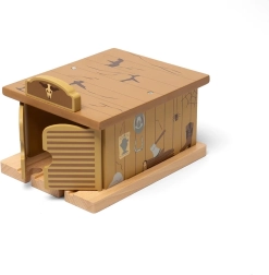 Holztunnel Western-Saloon