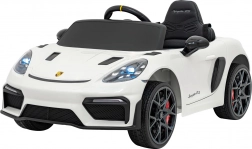 Elektrisches Kinderauto Porsche 718 Spyder RS – Weiß