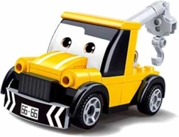Sluban Power Bricks gelber Abschleppwagen mit Augen zum Aufziehen