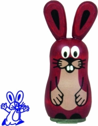 Holzstempel Hase Maulwurf und seine Freunde