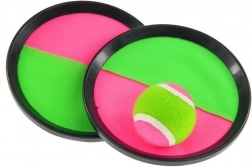 Fang und wirf Velcro-Set – pink‑grünes Wurfspiel