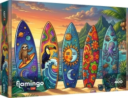 Trefl Puzzle Flamingo: Abenteuer auf den Wellen 400 Teile