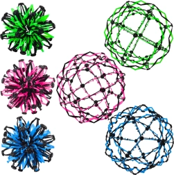 Magischer erweiterbarer Ball - grün, blau, rosa Mix 18/32 cm