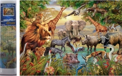 Norimpex Diamantmalerei Safari am Fluss