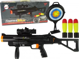 Kinder-Granatwerfer mit Raketen, Soundeffekten und Taschenlampe – schwarz