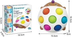 Sensorisches Spielzeug Igel mit Silikon-Halbschalen