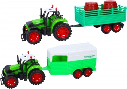 Traktor mit Anhänger 35 cm – Bauernhof-Spielzeug für Kinder