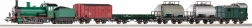 Startset Güterzug mit Dampflokomotive Rh 71 (G 7.1) SNCB, Spur H0