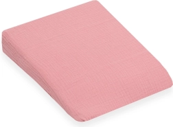 Musselin-Kissenbezug für Kinderkeil New Baby Standard 30 × 37 cm, rosa