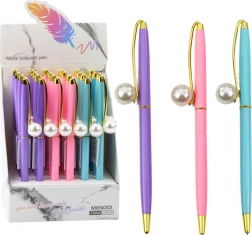 Metallstift mit Perle blaue Tinte 1,0 mm