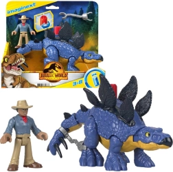 Imaginext Jurassic World Stegosaurus & Dr. Grant – Action-Figurenset